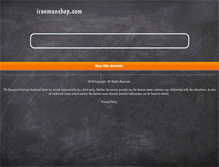 Tablet Screenshot of ironmanshop.com